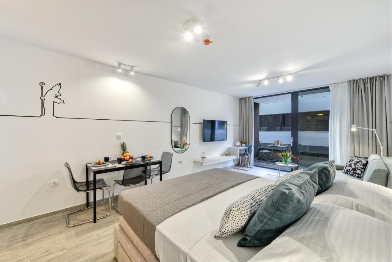 Hica Apartments La Linea Studio Apt With Balcony Дубровник Екстериор снимка