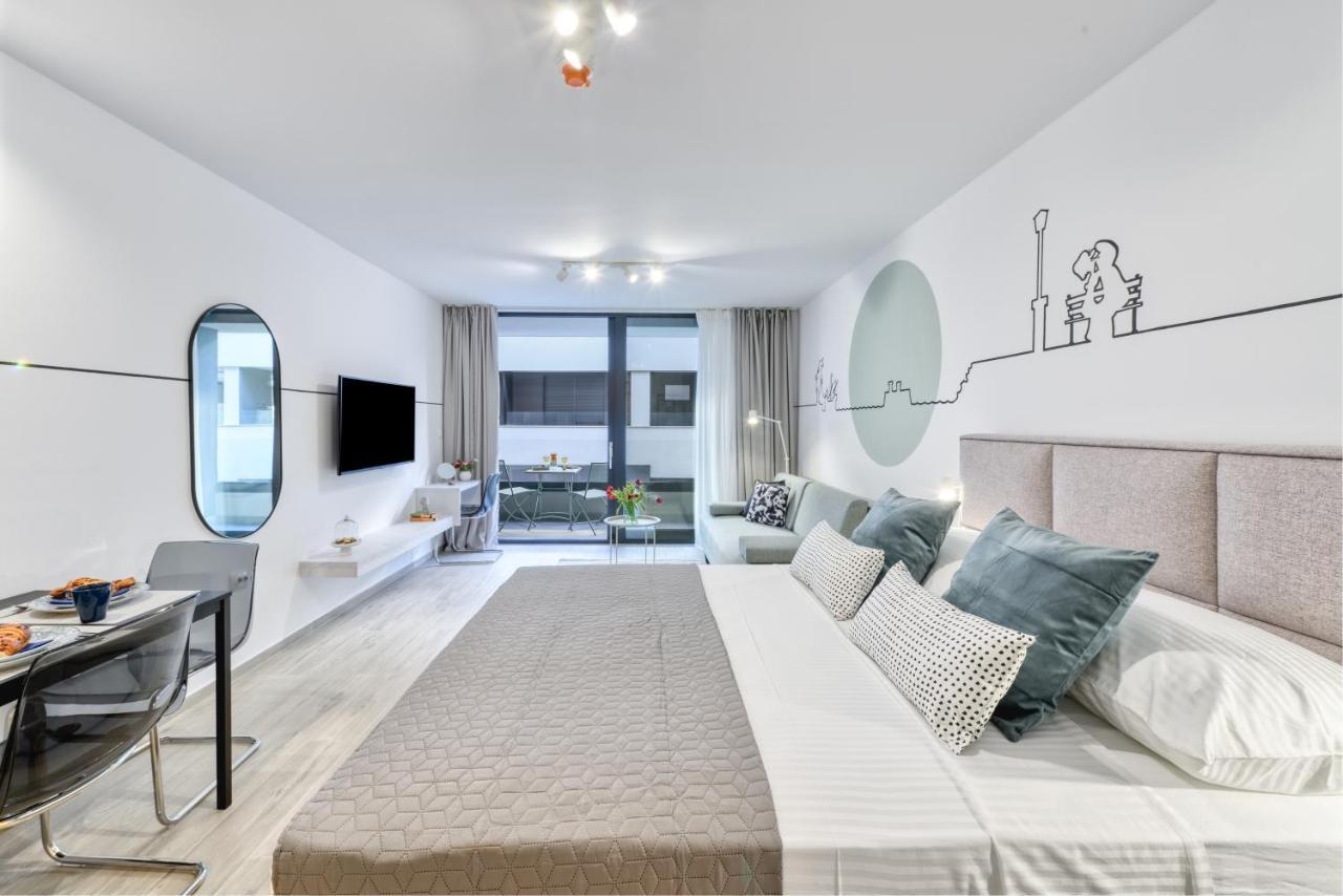 Hica Apartments La Linea Studio Apt With Balcony Дубровник Екстериор снимка